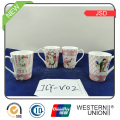 Taza de café de cerámica 150ml con el sostenedor para el regalo